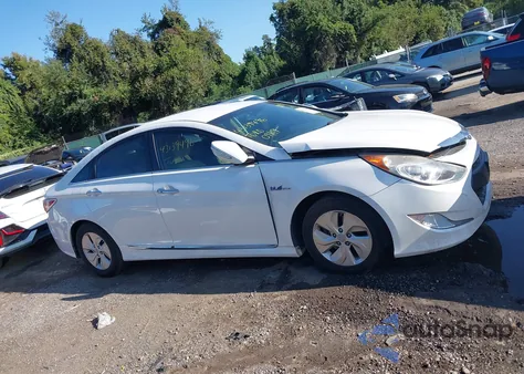 2015 Hyundai Sonata Hybrid из США, поврежденный, VIN KMHEC4A43FA119911